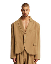 Brown Boxy Jacket - WILLY CHAVARRIA | PLP | dAgency