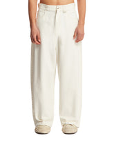 White Relaxed Jeans - WILLY CHAVARRIA MEN | PLP | dAgency