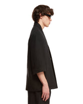 Black Linen Jacket | PDP | dAgency