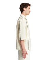 White Oasi Linen Shirt | PDP | dAgency