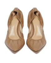 Brown Liisa Leather Pumps | PDP | Antonia