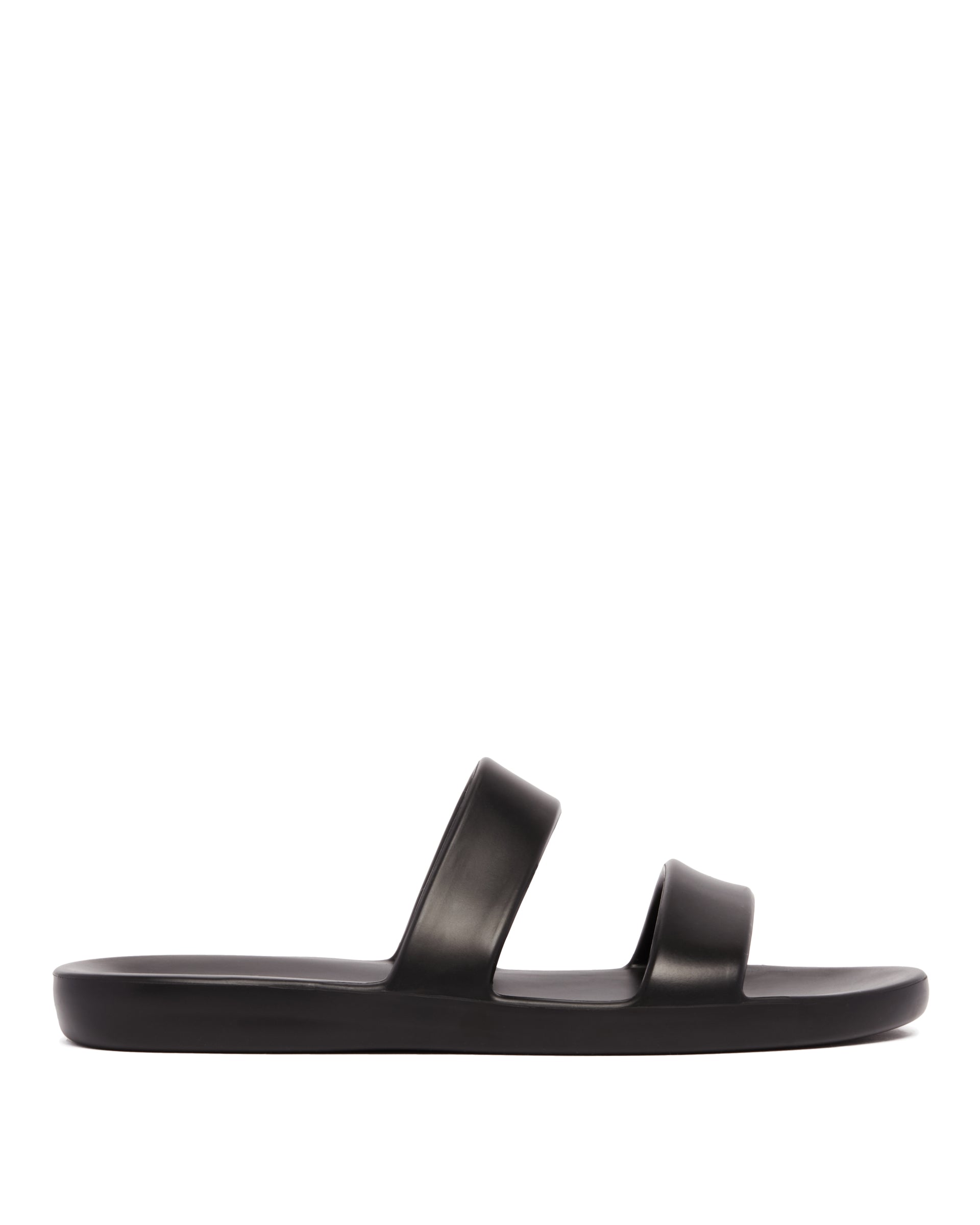 Black Foam Rubber Sandals | THE ROW - Antonia
