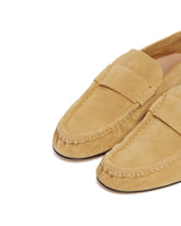 Beige Suede Soft Moccasins | PDP | Antonia