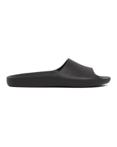 Black Ama Slip-on Rubber Sandals | PDP | Antonia