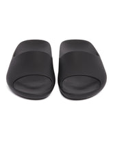 Black Ama Slip-on Rubber Sandals | PDP | Antonia
