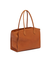 Brown Marlo 14 Leather Bag | PDP | Antonia