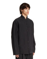 Black Francis Silk and Linen Shirt | PDP | Antonia