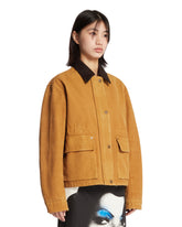 Brown Canvas Jacket | PDP | Antonia