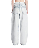 Blue 3D-Effect Denim Pants | PDP | Antonia