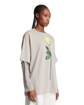 Gray Layered Graphic T-Shirt | PDP | Antonia