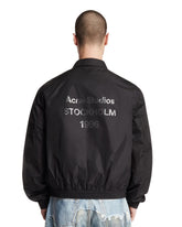 Black Nylon Zip-Up Jacket | PDP | Antonia