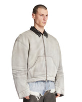 Black Faded Denim Jacket | PDP | Antonia