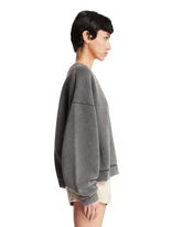 Gray Cotton Logo Sweatshirt | PDP | Antonia