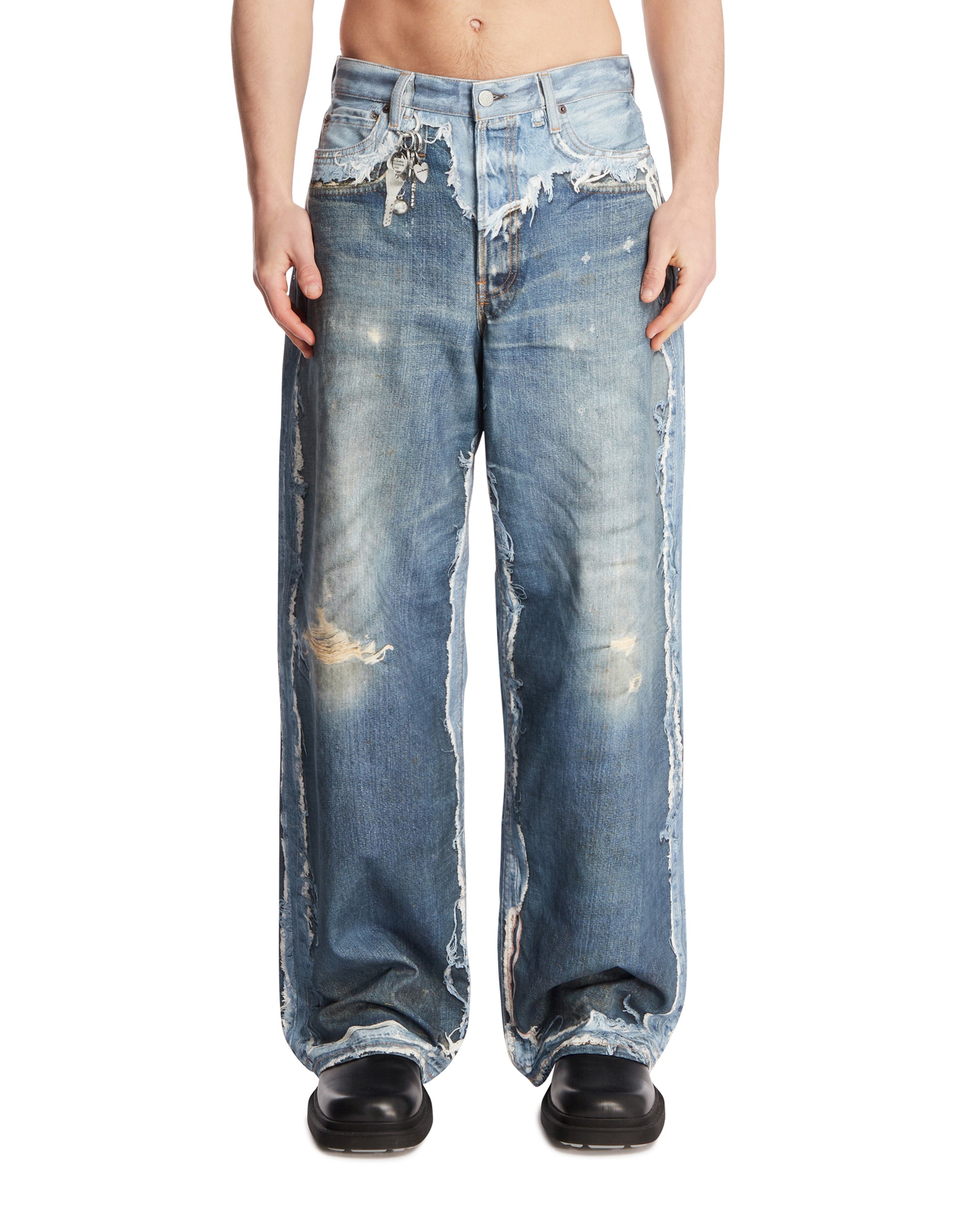 Blue Trompe L'Oeil Jeans | ACNE STUDIOS - Antonia