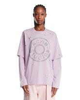 Purple Oversize Logo T-Shirt | PDP | Antonia