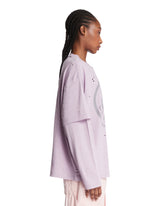 Purple Oversize Logo T-Shirt | PDP | Antonia