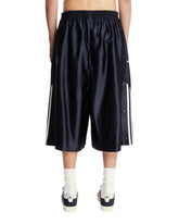 Adidas Originals x Willy Chavarria Blue Dazzle Snap Track Shorts | PDP | Antonia