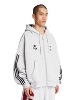 Adidas Originals x Willy Chavarria Gray Hoodie | PDP | Antonia