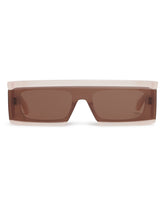 Pink Rectangular Shield Sunglasses | PDP | Antonia