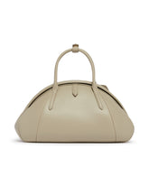 Borsa A Mano Purse In Pelle Grigia | PDP | Antonia