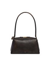 Brown Le Bouledogue Leather Bag - Alaia women | PLP | Antonia