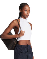 Brown Le Bouledogue Leather Bag - Alaia women | PLP | Antonia