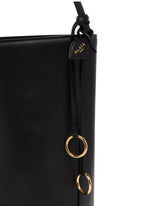 Black Leather Bucket Bag | PDP | Antonia