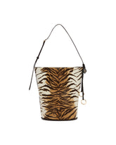 Animalier Calf Hair Bucket Bag | PDP | Antonia