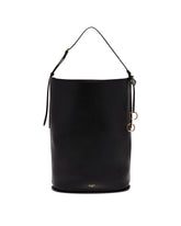 Black Leather Bucket Bag - Women's bucket bags | PLP | Antonia
