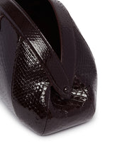 Burgundy Python Clutch | PDP | Antonia