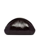 Burgundy Python Clutch | PDP | Antonia