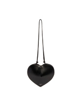 Black Leather Coeur Bag | PDP | Antonia