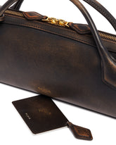 Pochette Le Teckel In Pelle Marrone | PDP | Antonia