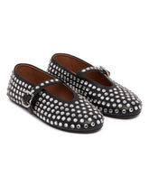 Ballerine Flat Con Strass Nere - ZAINI DONNA | PLP | Antonia