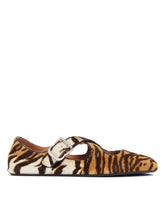 Animalier Cross-Over Flat Ballerinas | PDP | Antonia