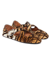 Animalier Cross-Over Flat Ballerinas | PDP | Antonia