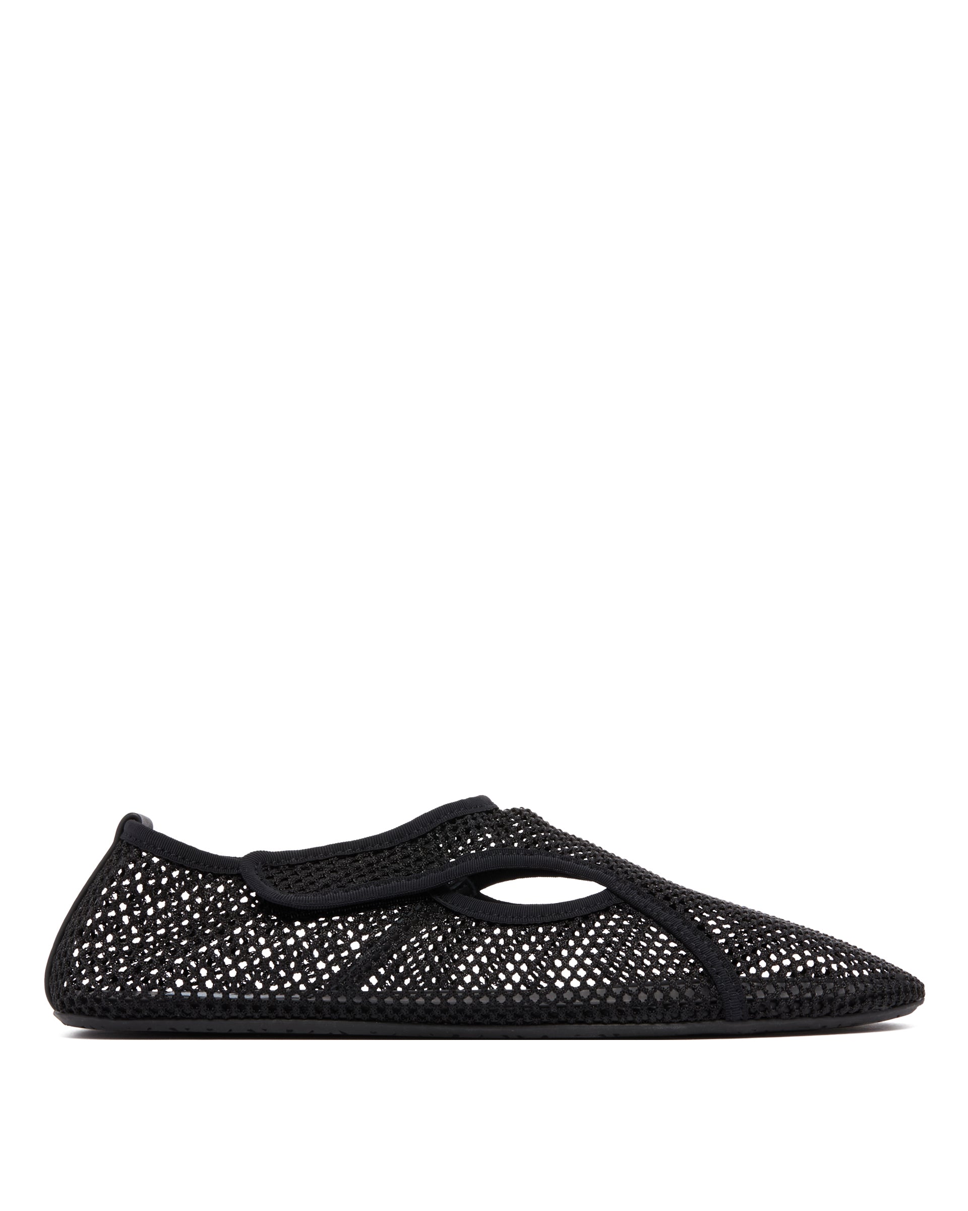 Black Mesh Slippers | ALAIA - Antonia