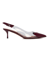 Burgundy Le Coeur Slingbacks | PDP | Antonia