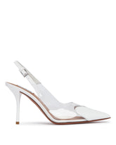 White Le Coeur Leather Slingbacks - Women's shoes | PLP | Antonia
