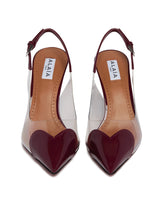 Burgundy Le Coeur Slingbacks | PDP | Antonia