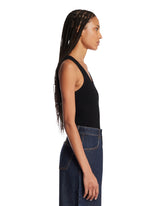 Black Ribbed Bodysuit | PDP | Antonia