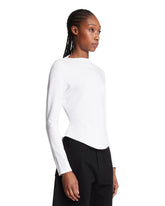 White Cotton T-Shirt | PDP | Antonia