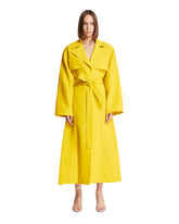 Trench Coat In Viscosa Giallo | Antonia