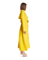 Trench Coat In Viscosa Giallo | PDP | Antonia