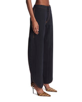 Pantaloni A Petalo In Denim Blu | PDP | Antonia