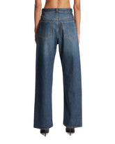 Blue Low-Rise Denim Pants | PDP | Antonia