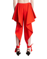 Red Panelled Trousers | PDP | Antonia