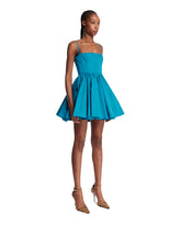 Blue Peplum Mini Dress | PDP | Antonia