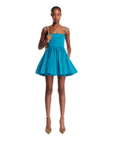 Blue Peplum Mini Dress - Alaia women | PLP | Antonia