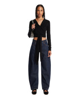 Black Crossed Top - Women's clothing | PLP | Antonia